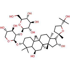 Chemical structure of Astragaloside III , CAS 84687-42-3, AChemBlock U106978