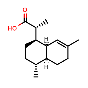 Chemical structure of Dihydroartemisinic acid , CAS 85031-59-0, AChemBlock U106982
