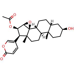 Chemical structure of Cinobufagin , CAS 470-37-1, AChemBlock U106983