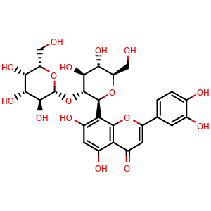 Chemical structure of 2