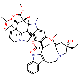 Chemical structure of Vinblastine , CAS 865-21-4, AChemBlock U106986