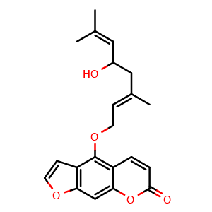 Chemical structure of Notopterol , CAS 88206-46-6, AChemBlock U106994