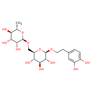 Chemical structure of Forsythoside E , CAS 93675-88-8, AChemBlock U107001