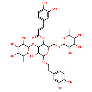 Chemical structure of Poliumoside , CAS 94079-81-9, AChemBlock U107002
