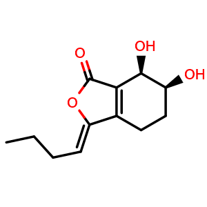Chemical structure of Senkyunolide H , CAS 94596-27-7, AChemBlock U107007