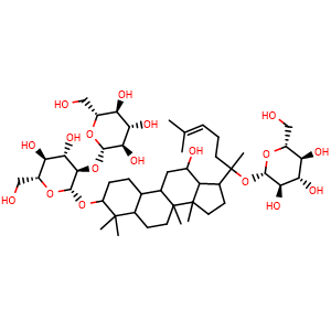 Chemical structure of Gypenoside XLVI , CAS 94705-70-1, AChemBlock U107009