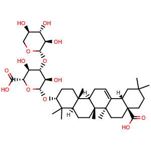 Chemical structure of Momordin Ic , CAS 96990-18-0, AChemBlock U107013