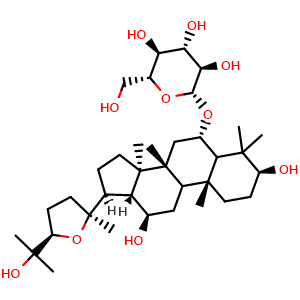 Chemical structure of Pseudoginsenoside RT5 , CAS 98474-78-3, AChemBlock U107023
