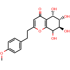Chemical structure of 4'-methoxyagarotetrol , CAS 123278-01-3, AChemBlock U107030