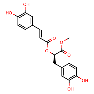 Chemical structure of Methyl rosmarinate , CAS 99353-00-1, AChemBlock U107033