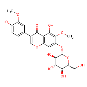 Chemical structure of Iristectorin B , CAS 94396-09-5, AChemBlock U107036