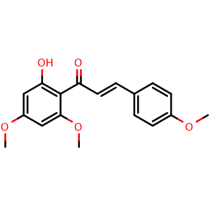 Chemical structure of Flavokawain A , CAS 37951-13-6, AChemBlock U107041