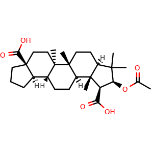 Chemical structure of Ceanothic acid , CAS 21302-79-4, AChemBlock U107062