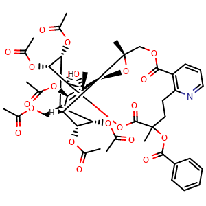 Chemical structure of Wilfornine A , CAS 345954-00-9, AChemBlock U107064