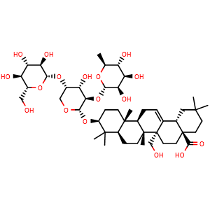 Chemical structure of Raddeanoside 20 , CAS 335354-79-5, AChemBlock U107071