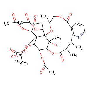 Chemical structure of Euonymine , CAS 33458-82-1, AChemBlock U107073