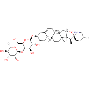 Chemical structure of β2-Solamargine , CAS 32449-98-2, AChemBlock U107078