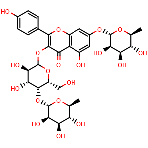 Chemical structure of Robinin , CAS 301-19-9, AChemBlock U107089