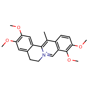 Chemical structure of Dehydrocorydalin , CAS 30045-16-0, AChemBlock U107090