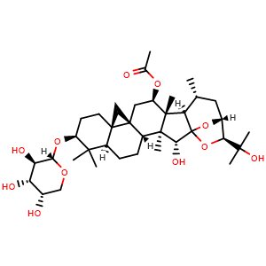 Chemical structure of Cimiracemoside D , CAS 290821-39-5, AChemBlock U107093