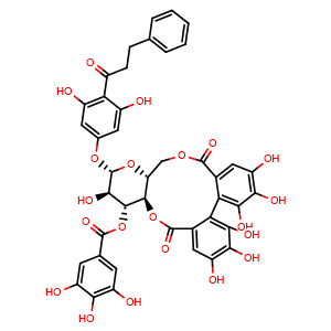 Chemical structure of Thonningianin A , CAS 271579-11-4, AChemBlock U107097