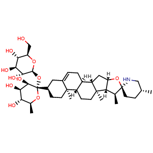Chemical structure of Solasurine , CAS 27028-76-8, AChemBlock U107108