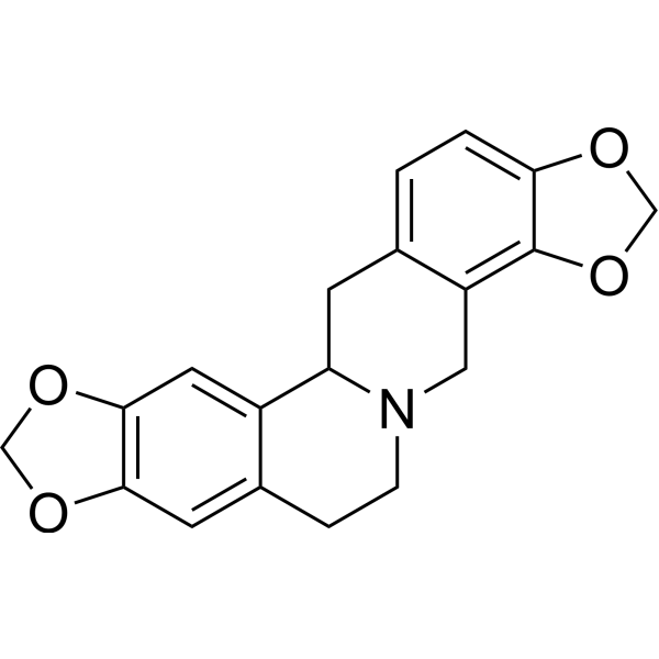 Chemical structure of Tetrahydrocoptisine , CAS 4312-32-7, AChemBlock U107116