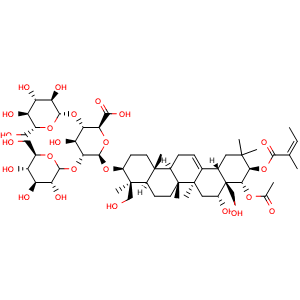 Chemical structure of Aescin B , CAS 26339-90-2, AChemBlock U107118