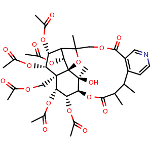 Chemical structure of Peritassine A , CAS 262601-67-2, AChemBlock U107119