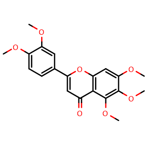 Chemical structure of Sinensetin , CAS 2306-27-6, AChemBlock U107126