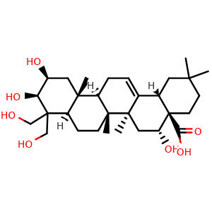 Chemical structure of Platycodigenin , CAS 22327-82-8, AChemBlock U107130