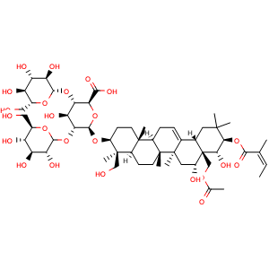Chemical structure of Aescin D , CAS 219944-46-4, AChemBlock U107133