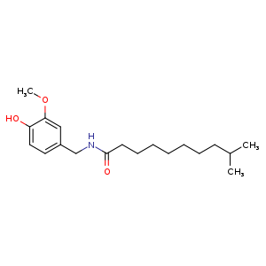 Chemical structure of Homodihydrocapsaicin I , CAS 20279-06-5, AChemBlock U107142