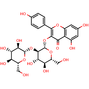 Chemical structure of Sophoraflavonoloside , CAS 19895-95-5, AChemBlock U107147