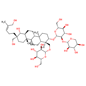 Chemical structure of Hosenkoside G , CAS 160896-46-8, AChemBlock U107170
