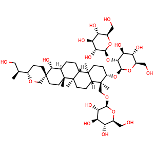 Chemical structure of Hosenkoside A , CAS 156791-82-1, AChemBlock U107174