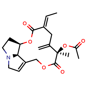 Chemical structure of Seneciphyllinine , CAS 90341-45-0, AChemBlock U107177
