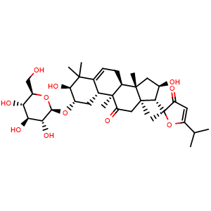 Chemical structure of Picfeltarraenin X , CAS 1391826-61-1, AChemBlock U107189