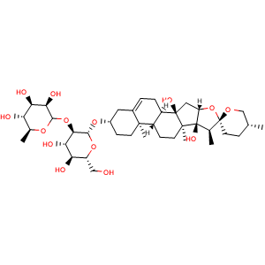Ophiogenin 3-O-α-L-rhamnopyranosyl-(1→2)-β-D-glucopyranoside