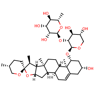 25(S)-Ruscogenin 1-O-α-L-rhamnopyranosyl-(1→2)-β-D-xylopyranoside