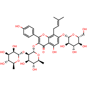 Chemical structure of Baohuoside V , CAS 118544-18-6, AChemBlock U107216