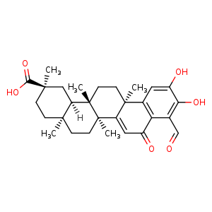 Chemical structure of Demethylzeylasteral , CAS 107316-88-1, AChemBlock U107242