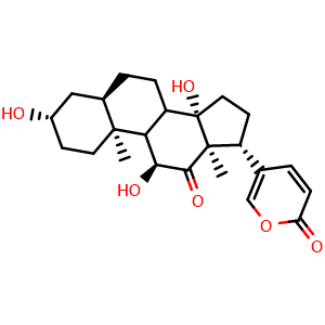 Chemical structure of Arenobufagin , CAS 464-74-4, AChemBlock U107245