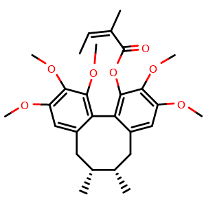 Chemical structure of Negsehisandrin G , CAS 1023744-69-5, AChemBlock U107250