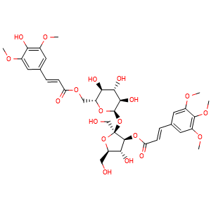 Chemical structure of Tenuifoliside C , CAS 139726-37-7, AChemBlock U107256