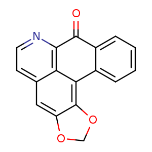 Chemical structure of Liriodenine , CAS 475-75-2, AChemBlock U107263