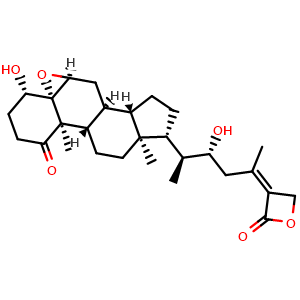 Chemical structure of Dihydrowithaferin A , CAS 5589-41-3, AChemBlock U107268