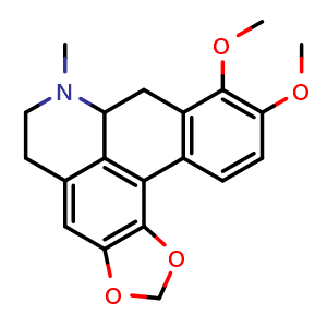 Chemical structure of crebanine , CAS 25127-29-1, AChemBlock U107269