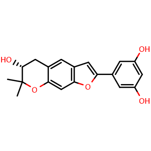 Chemical structure of Moracin P , CAS 102841-46-3, AChemBlock U107272