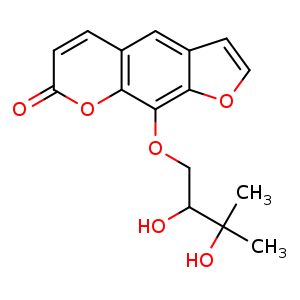 Chemical structure of Heraclenol , CAS 31575-93-6, AChemBlock U107275